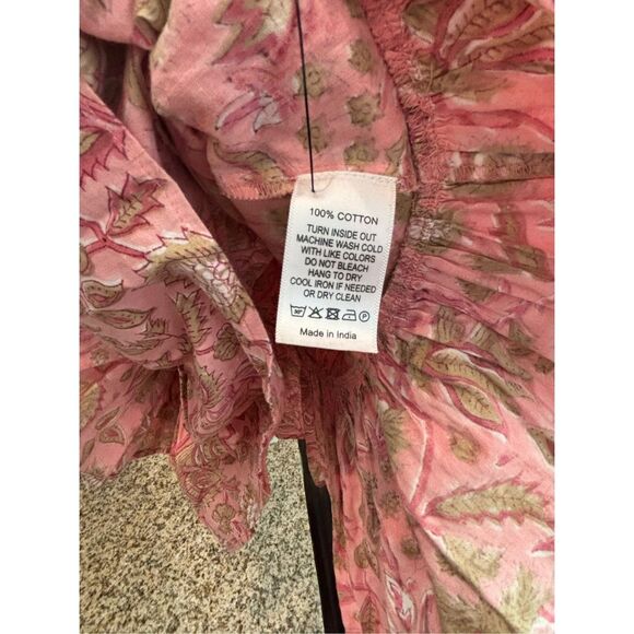 NWOT Anna Cate Isabella Dress Block Print Pink Floral Large , $298 - Picture 7 of 9